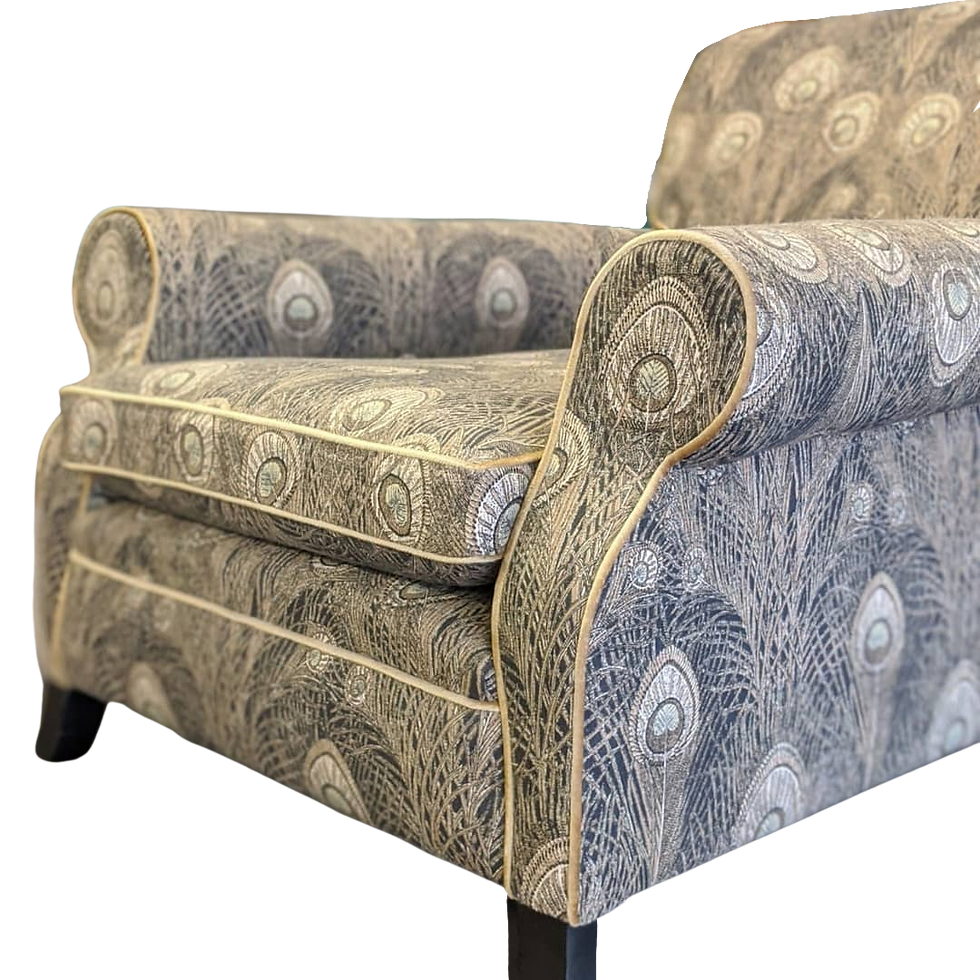 Thumbnail: Deep Seated English Arm Chair