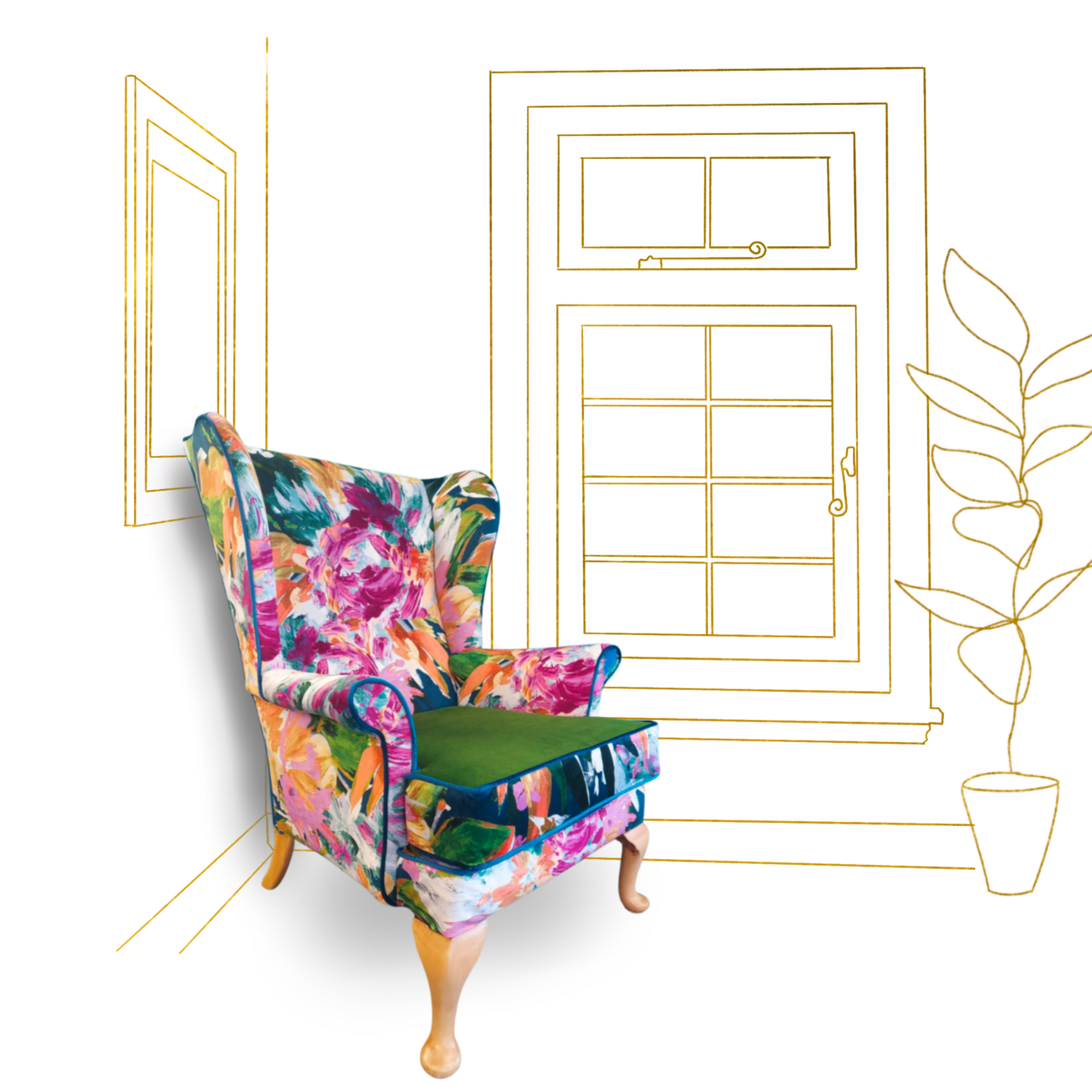 Parker Knoll Wingback - 1990