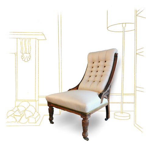 Victorian Armless Nursing Chair The Chair Party