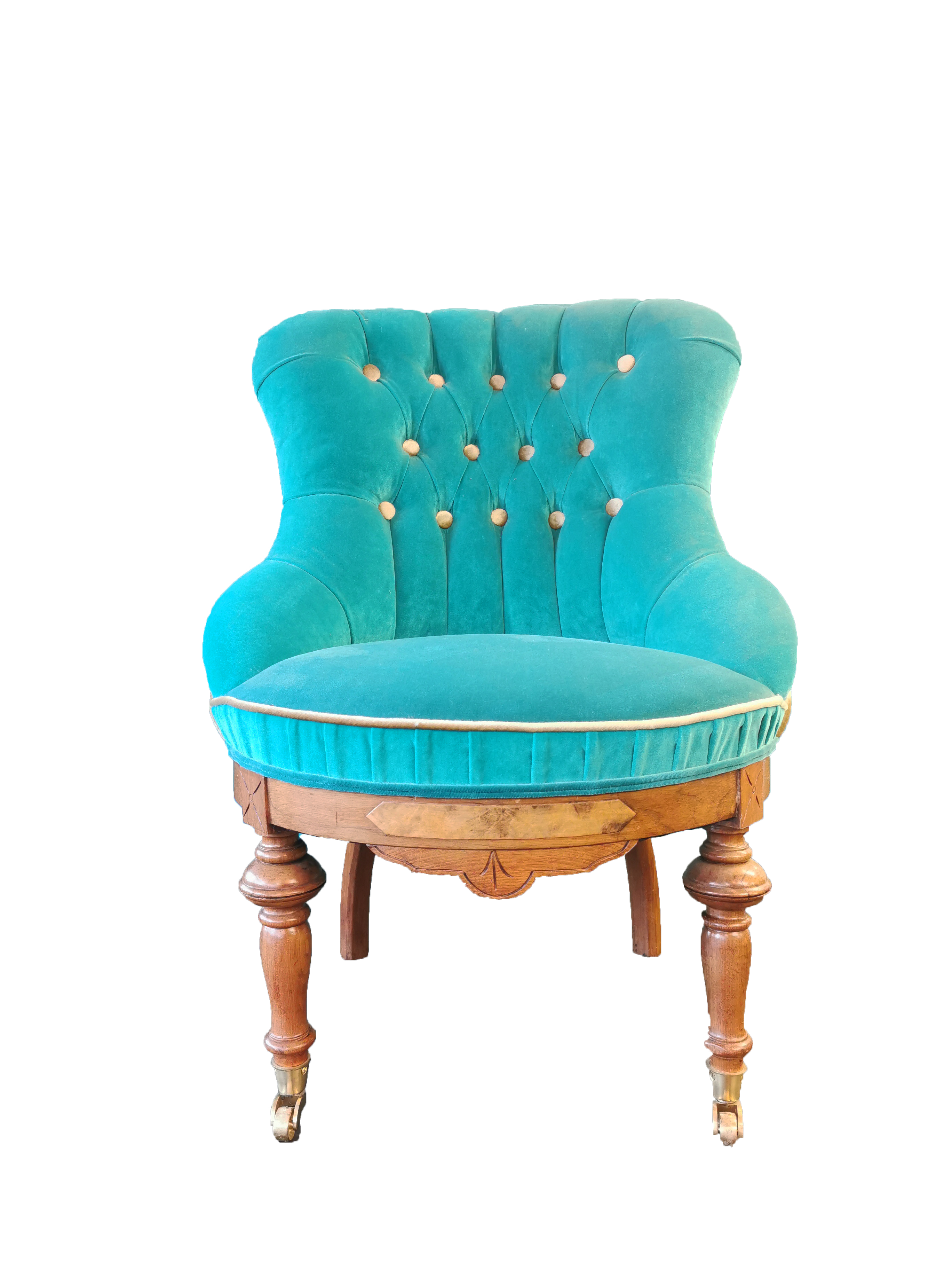 Edwardian Button Back Occasional Chair