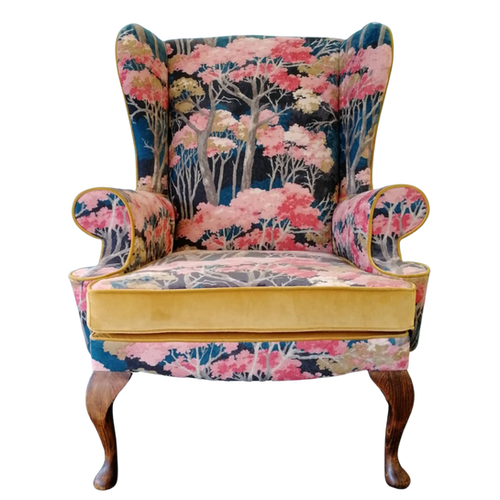 Classical Wingback Armchair bristolupholsteryco