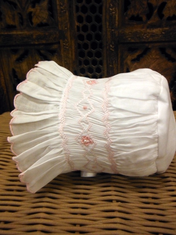 Embroidered Smocked Hat