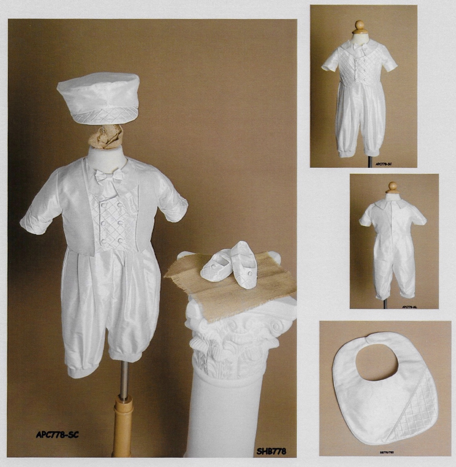 vintage boy baptism outfits