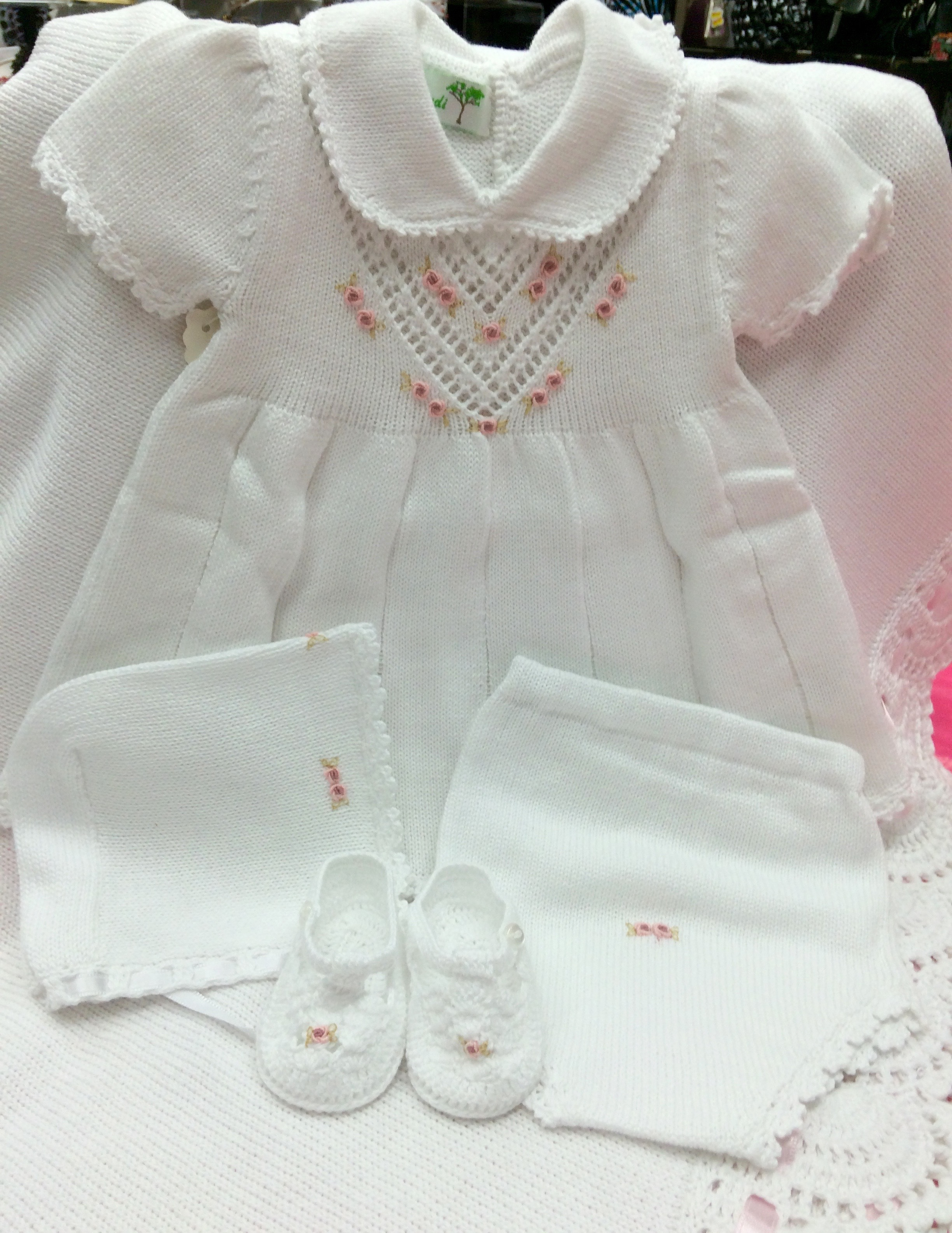 100% Cotton Knit Dress Set