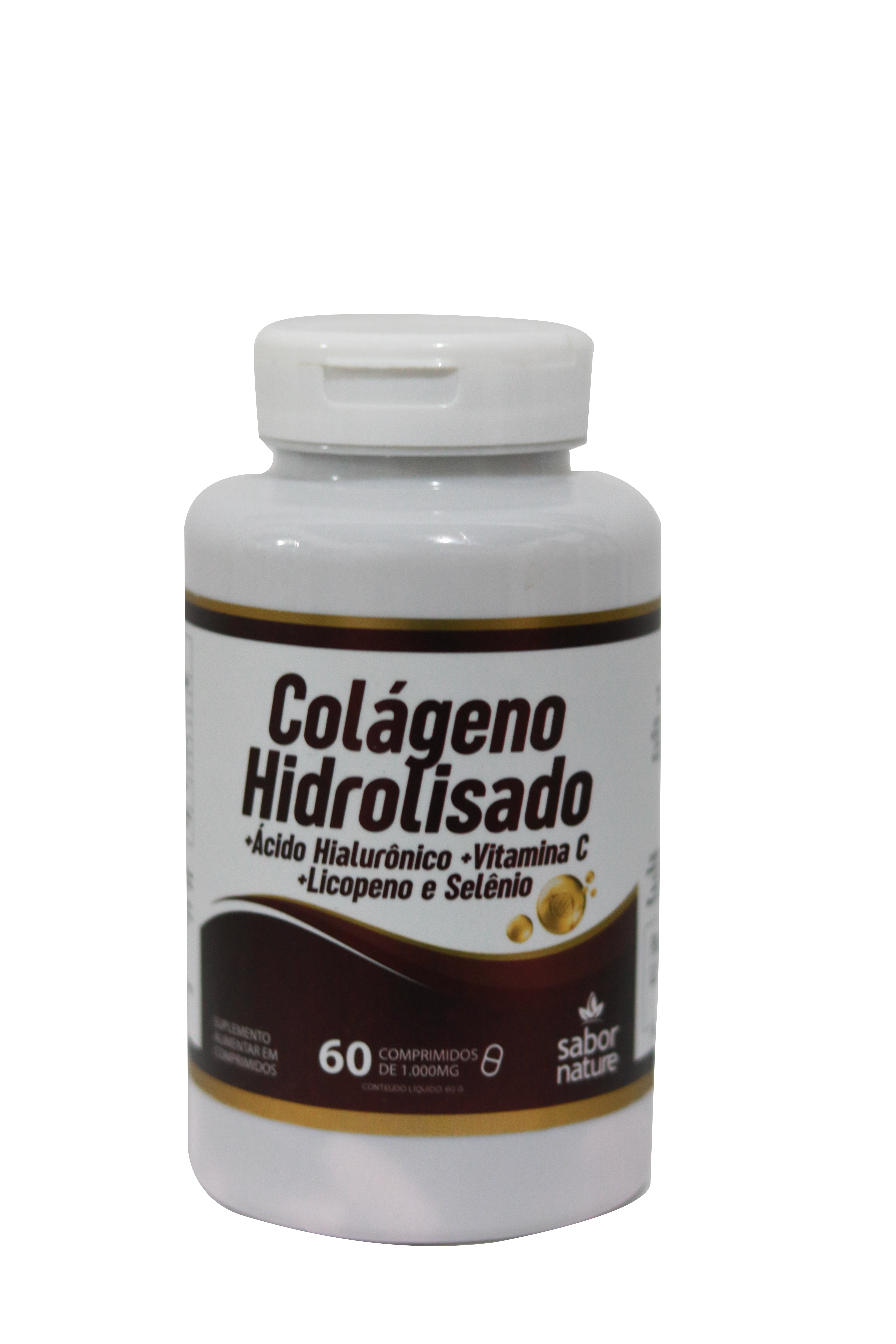 Colágeno Hidrolisado com 60 cápsulas