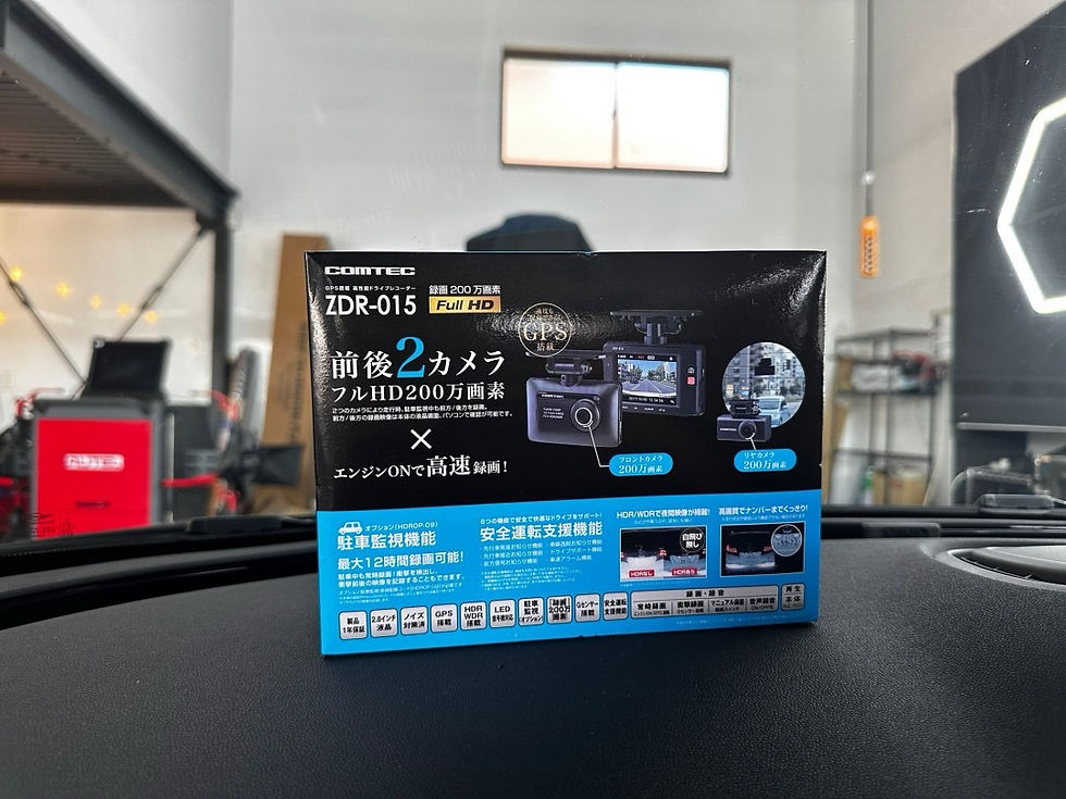 MINI/F54/前後ドライブレコーダー取付け/COMTEC/ZDR-015