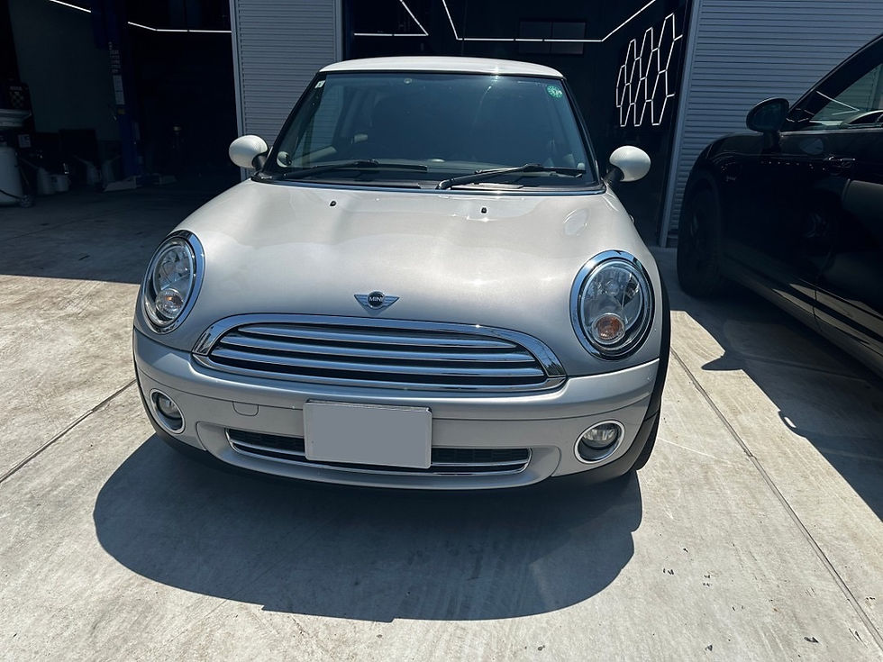 MINI/ヘッドライト黄ばみ/ヘッドライト磨き・コーティング