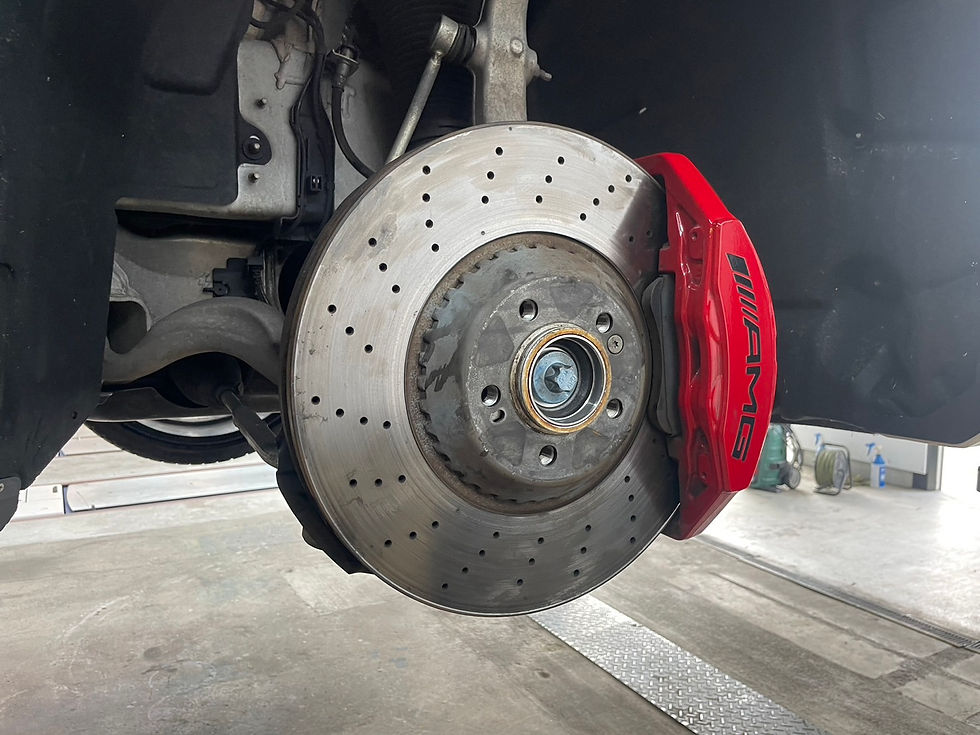 Mercedes-Benz/S550クーペ/C217/左フロント付近異音/ハブベアリング交換/ホイールアライメント/走行中うなり音