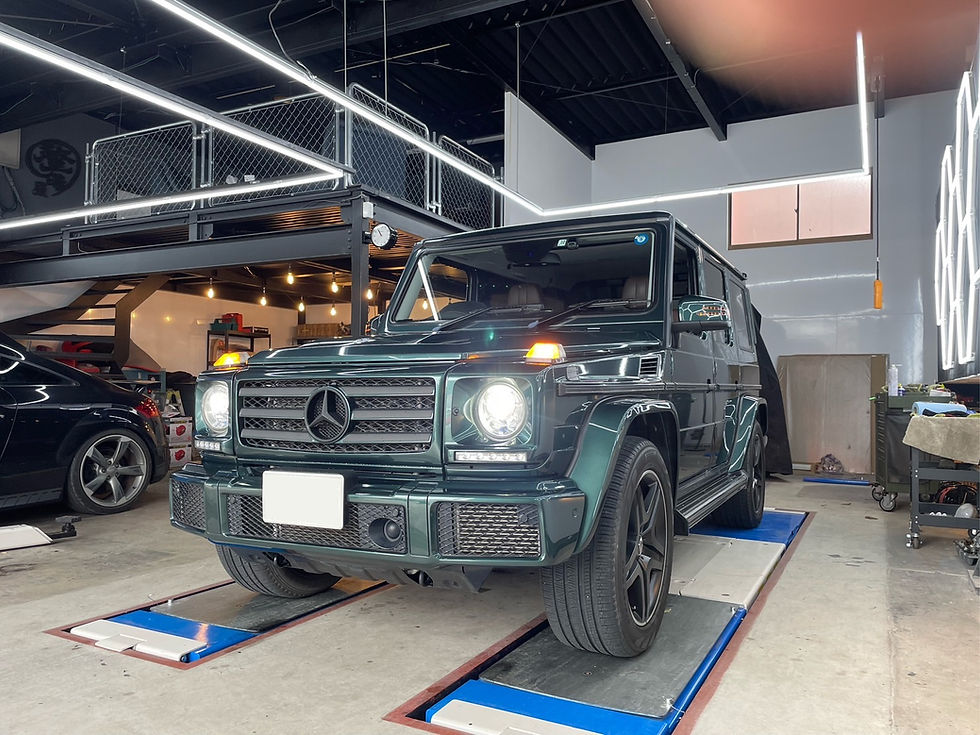 Mercedes-Benz/メルセデスベンツ/W463/Bluetec/G350d/OM642/エンジンオイル交換/オイルフィルタ交換/メンテナンスリセット/Adblueアドブルーシステムについて/引取・納車/八王子