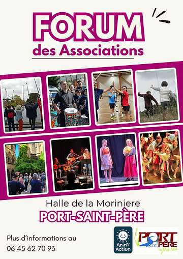 Flyer Annonce Evènement Forum des associations Multisport Moderne Bleu.png