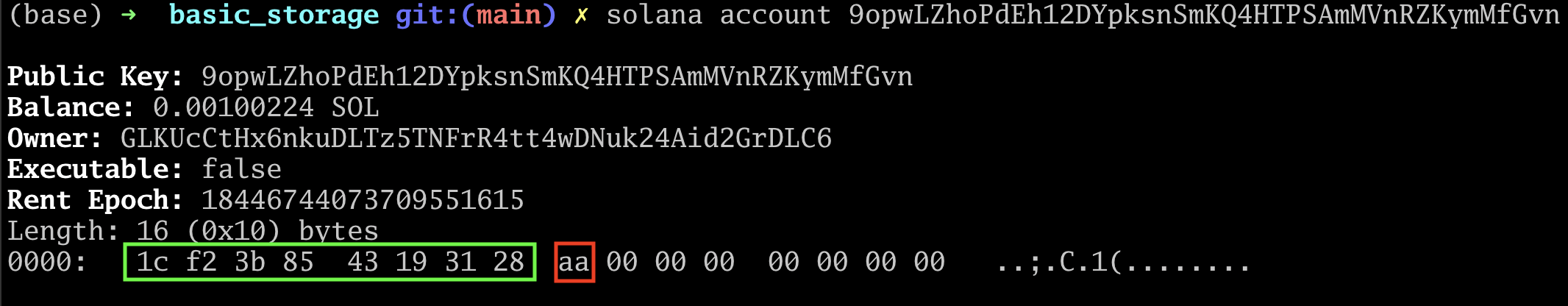 viewing our storage account
