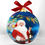 Thumbnail: 2022 Li Bien Santa in a Forest Hand Painted Ornament