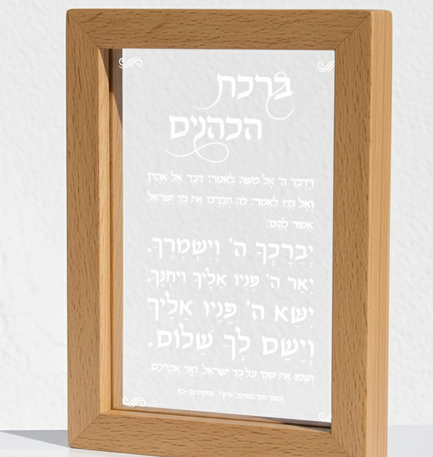 מסגרת מנורת לד ברכות