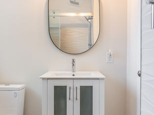 Compact Bathroom with Vinyl Flooring