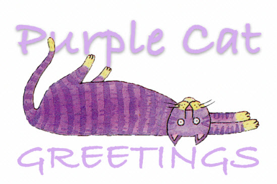 Purple Cat Greetings