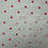 תמונה ממוזערת: בד סריג טריקו לבן עם נקודות ורודות