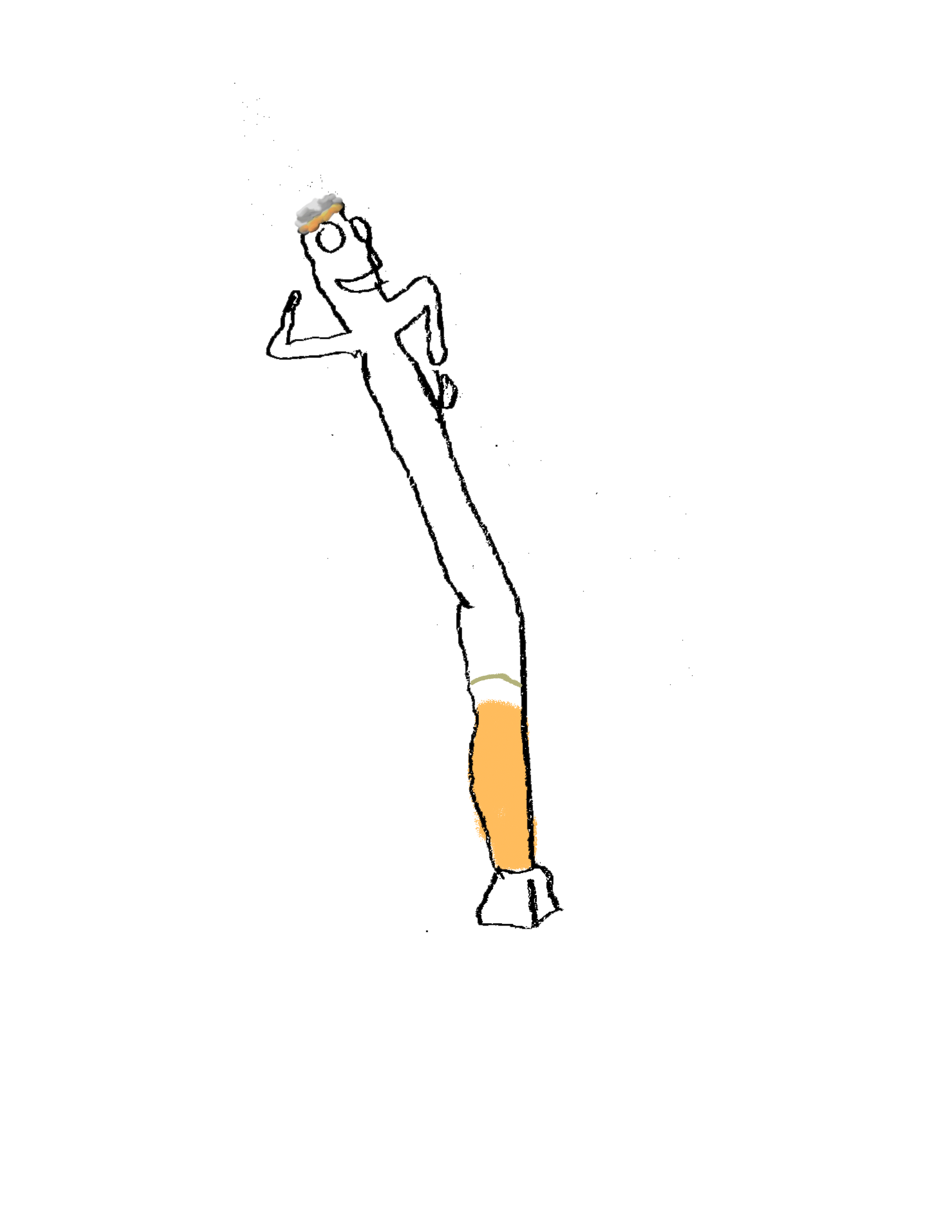 Dancing Cigarette Man