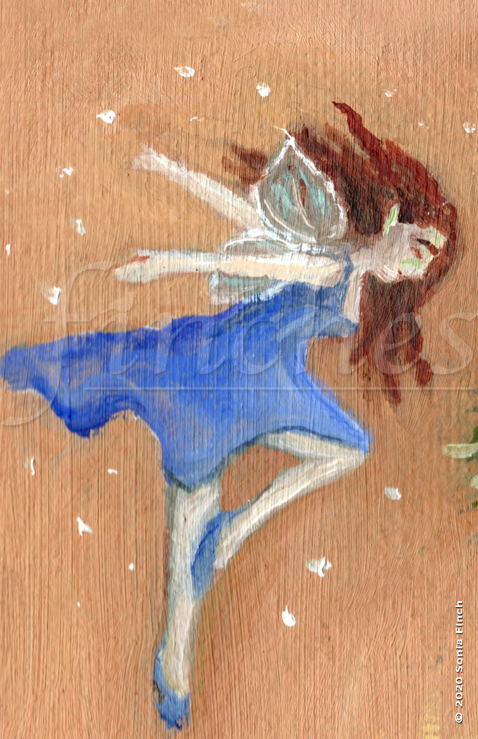 Thumbnail: Fairy Tag at Christmas | Limited Edition Giclée Prints