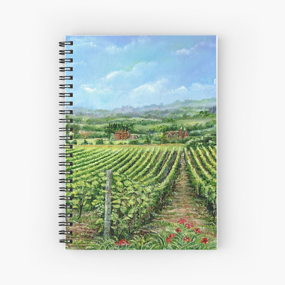 Spiral Notebook | A Kentish Vineyard