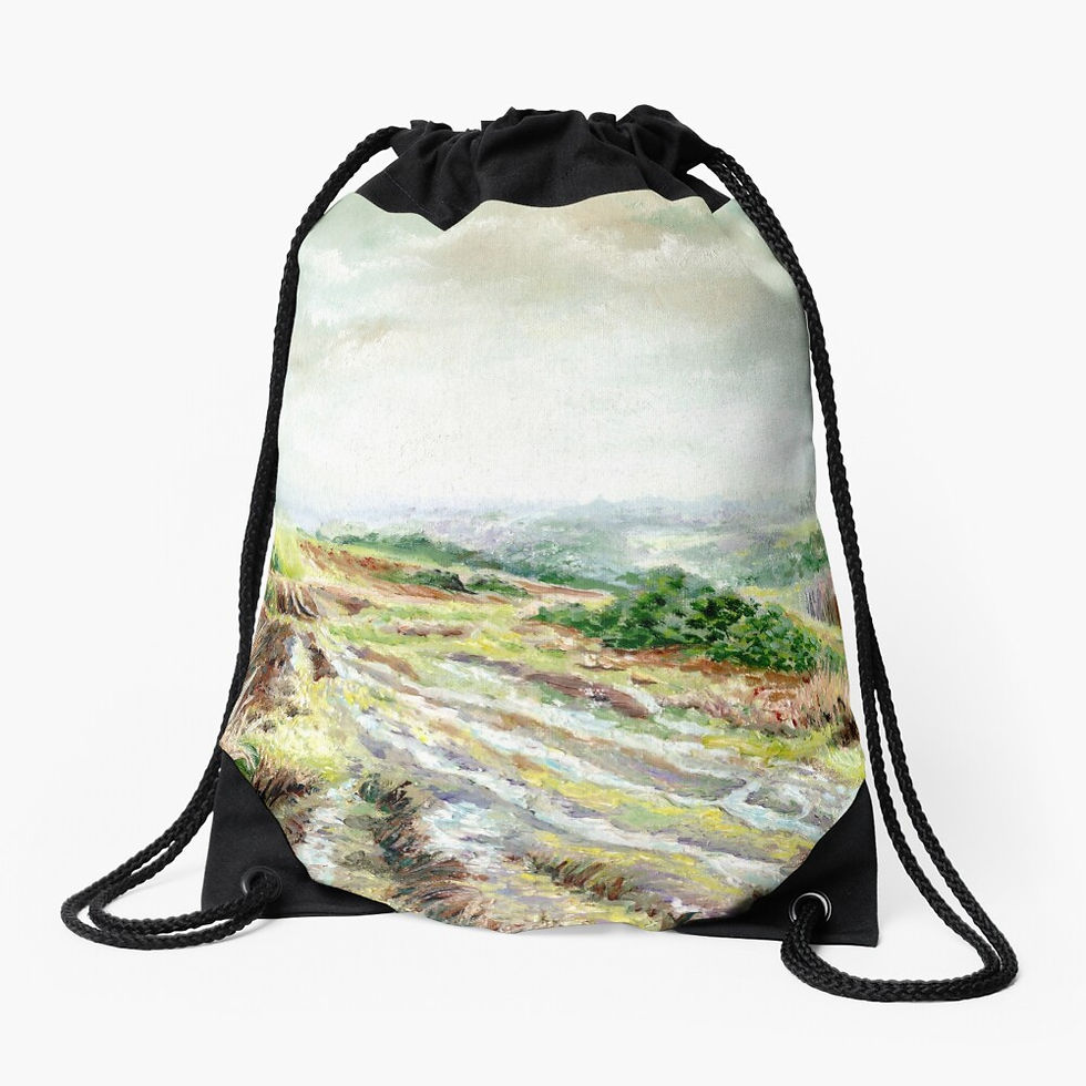 Drawstring Bag | Tranquil Ashdown Forest in Autumn