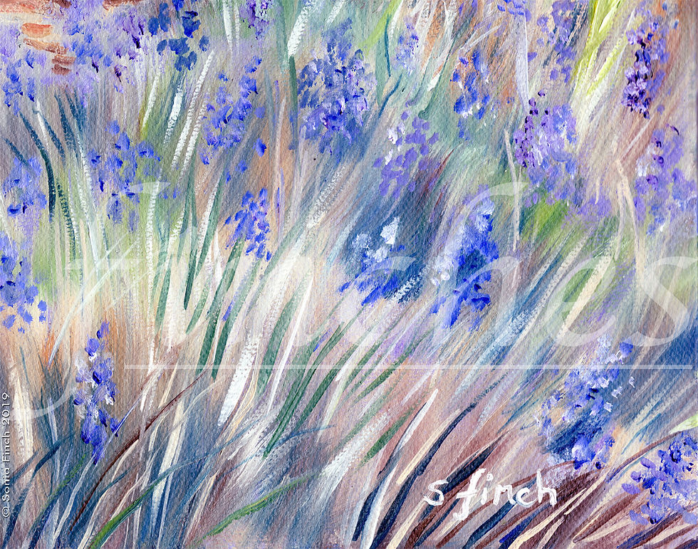 Thumbnail: Lavender Fields of Kent | Greeting Card