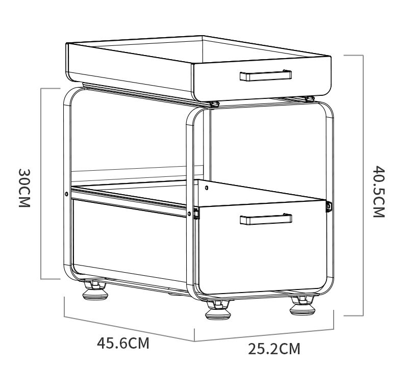 Thumbnail: Sliding Under Shelf Storage Basket
