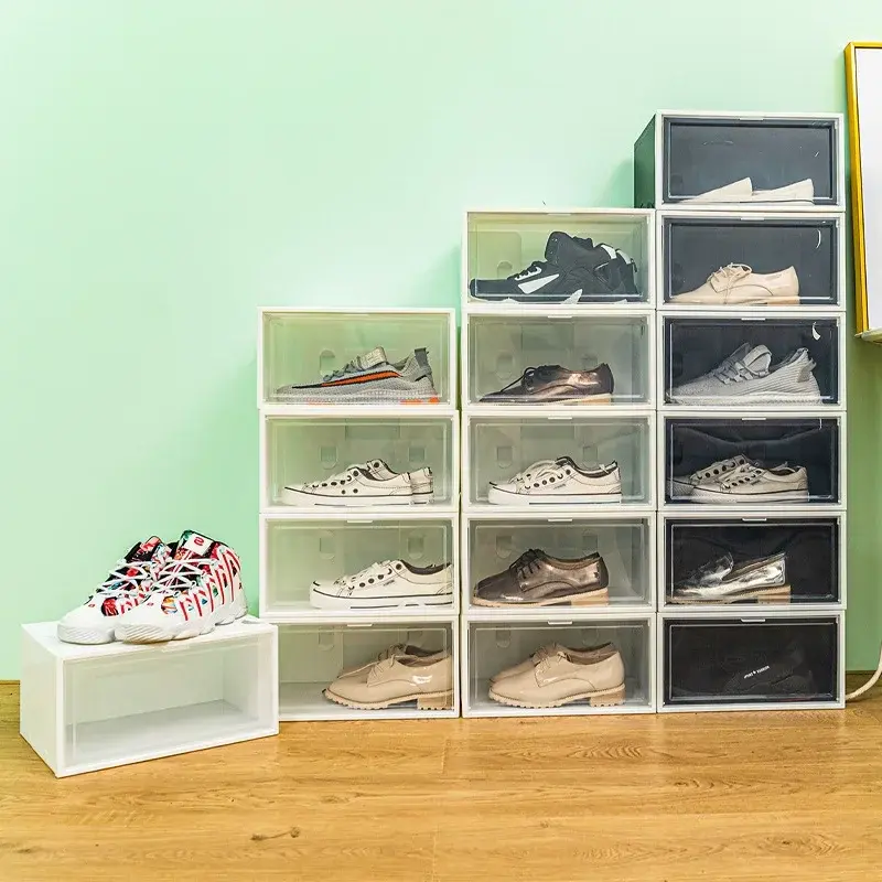 Thumbnail: Stackable Clear Sneaker Storage Box with Dust Protection