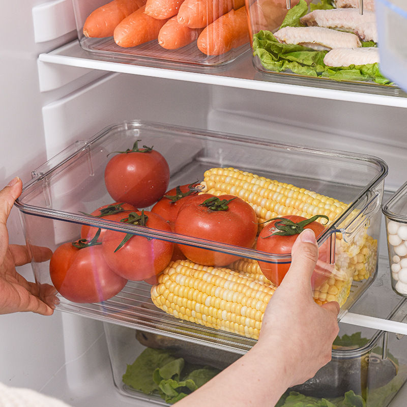 Thumbnail: Stackable Transparent Fridge & Pantry Storage Box