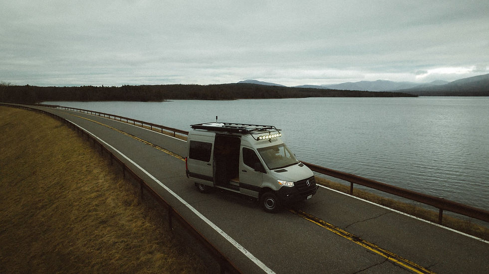 Traveling in a van