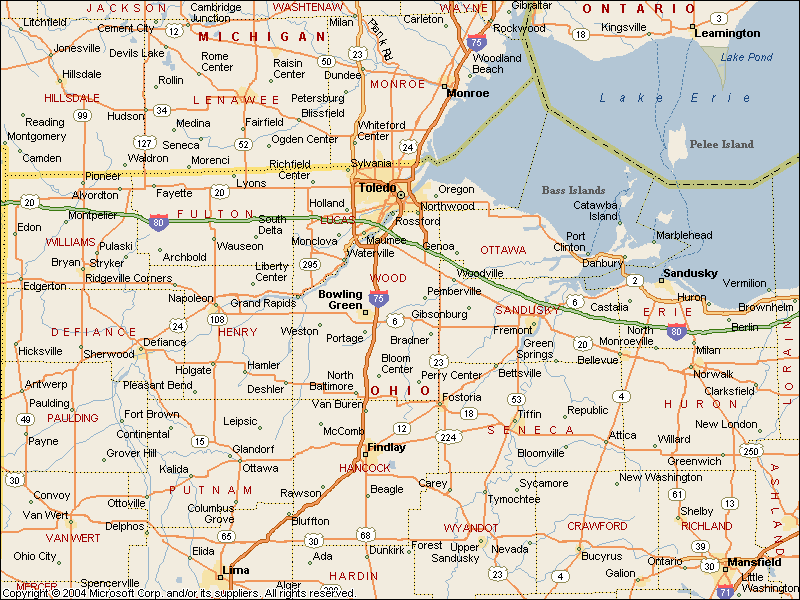 Map Of Northwest Ohio Women Of Toledo | Nwohio Business Mentoring