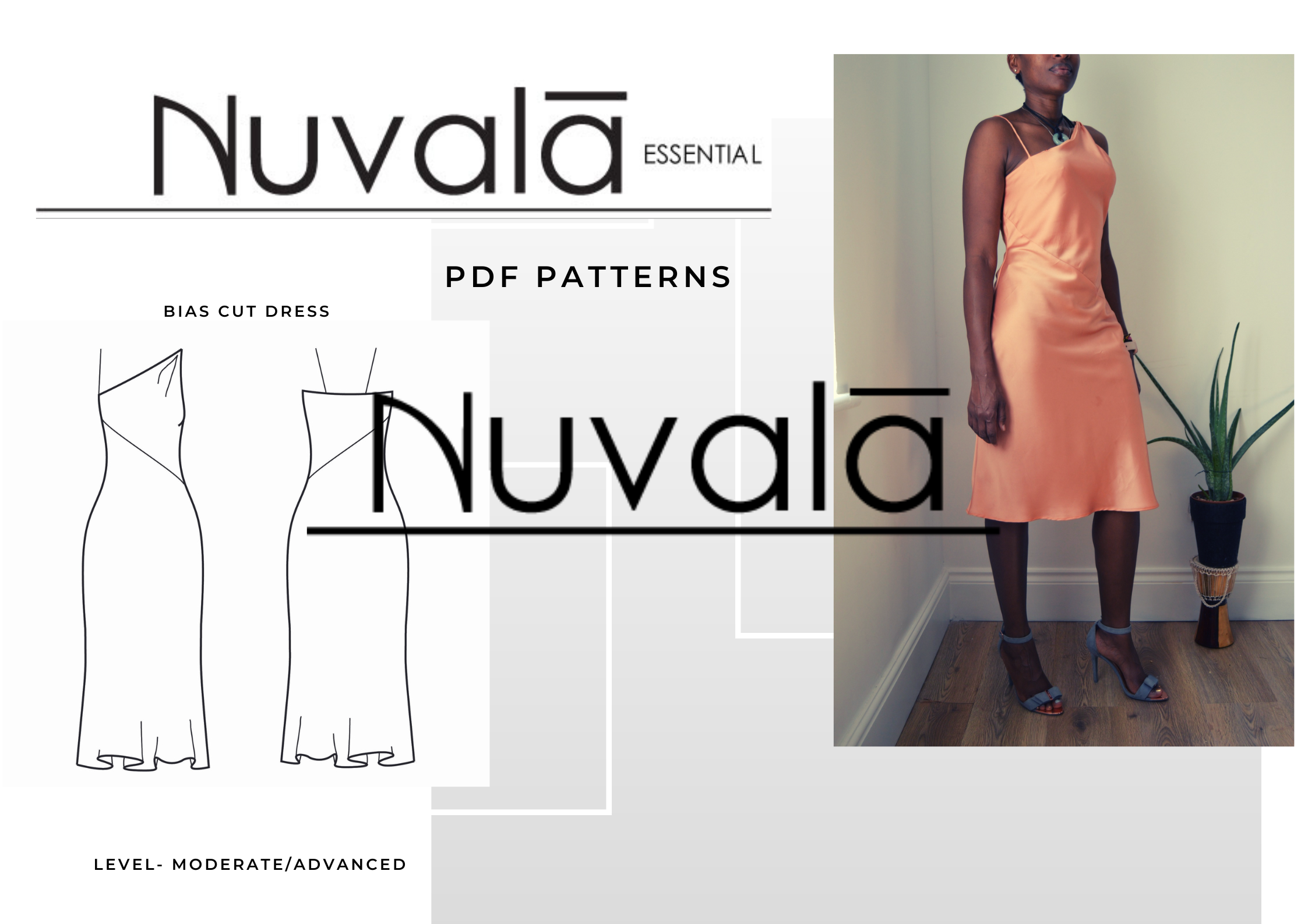 ONE SHOULDER BIAS DRESS PDF