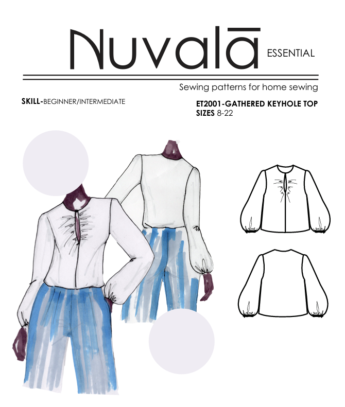 Thumbnail: GATHERED KEYHOLE TOP