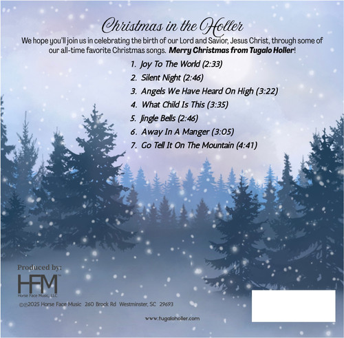 Christmas In The Holler - Physical CD | tugaloholler