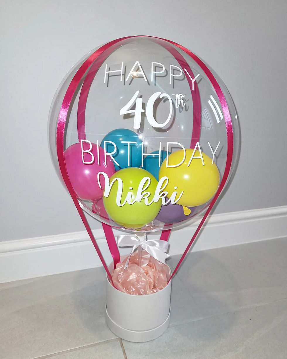 Hot air balloon gift