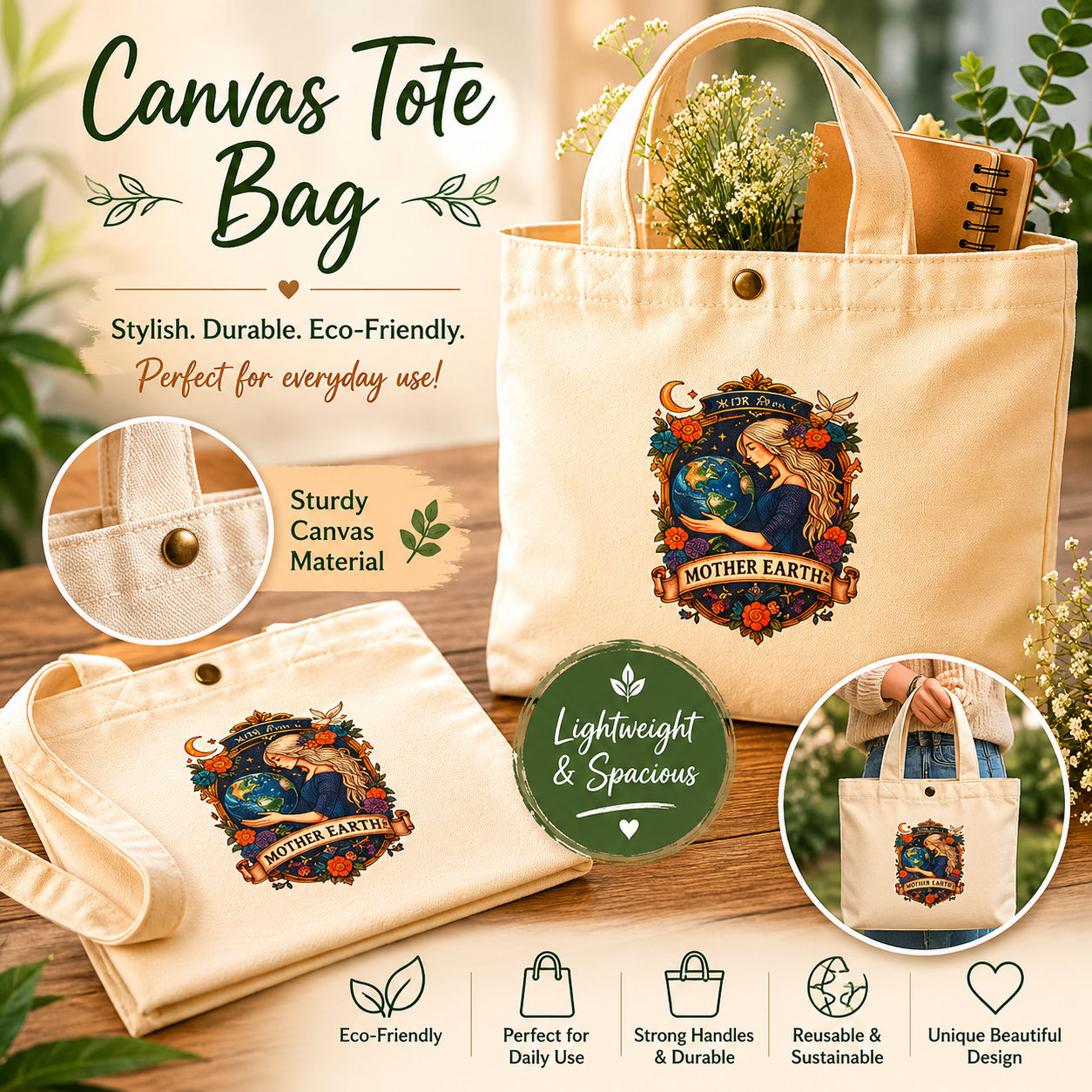 Earth 🌏 Keeper Mini Tote Bag