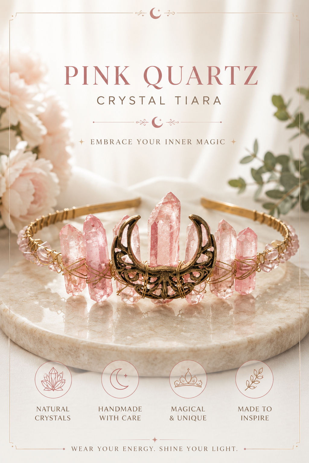 💎 Crystal Moon 🌙 Halo Tiara