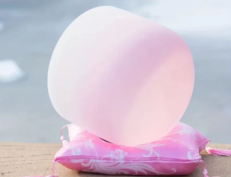 ‘Aurora Heart’ Pure Quartz Crystal Singing Bowl