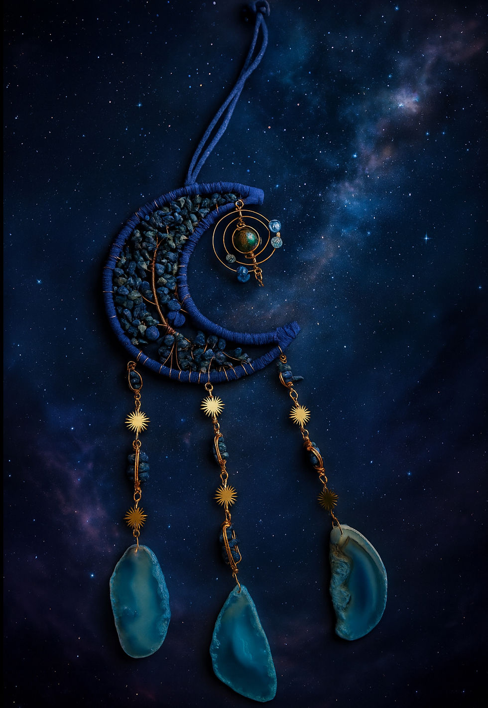 ๐ Cosmic Planet Stargazer ~ Crystal Moon ๐ Catcher