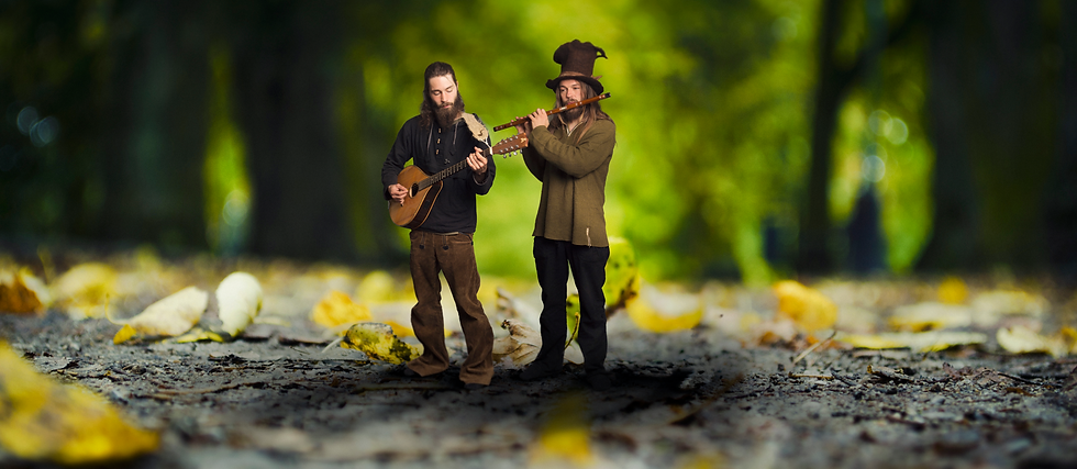  Les korrigans dans la forêt font de la musique