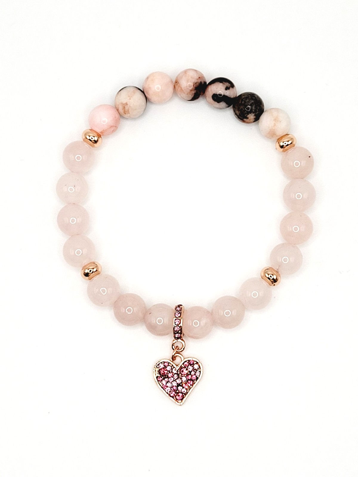 Pink Opal and Rose Quartz