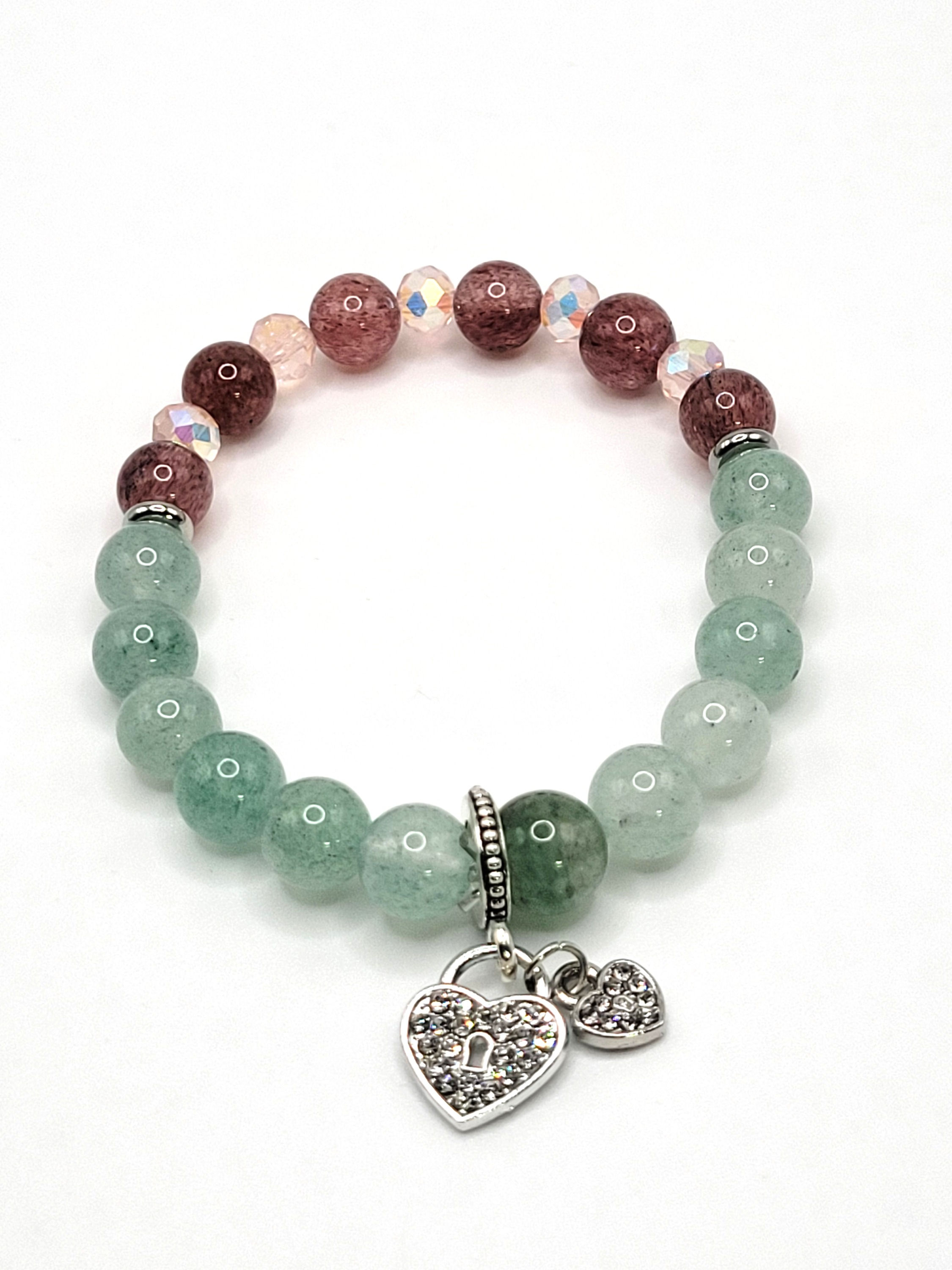 Strawberry and Green Strawberry Quartz