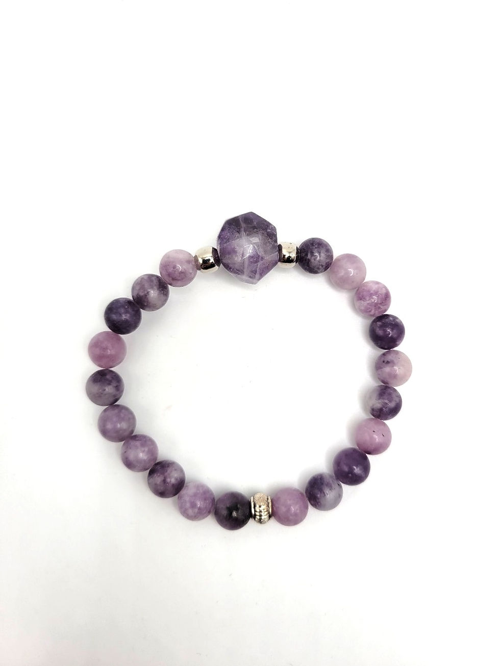 Thumbnail: Lepidolite and Amethyst