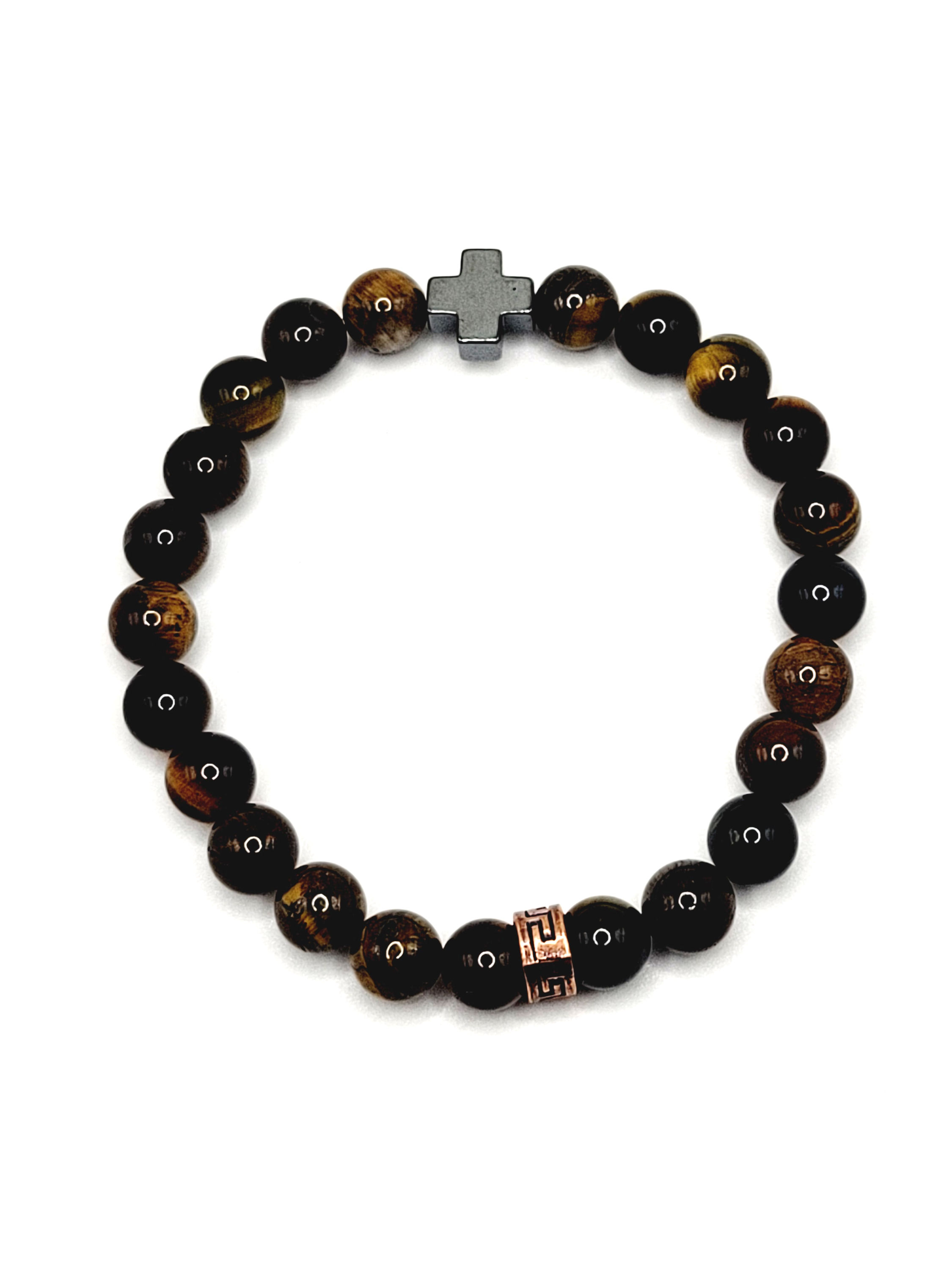 Tiger Eye with Cross