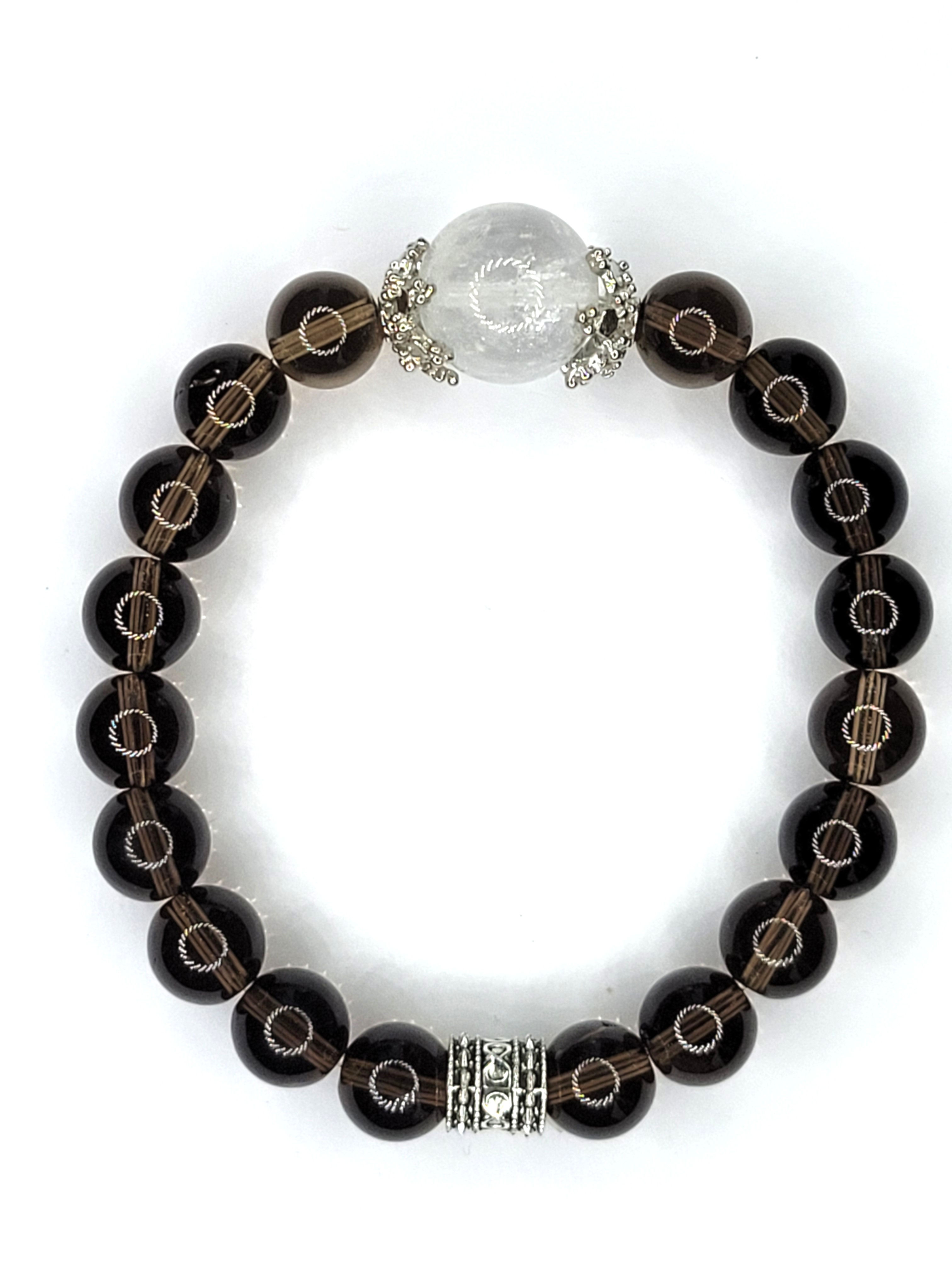Smoky Quartz and Clear Quartz