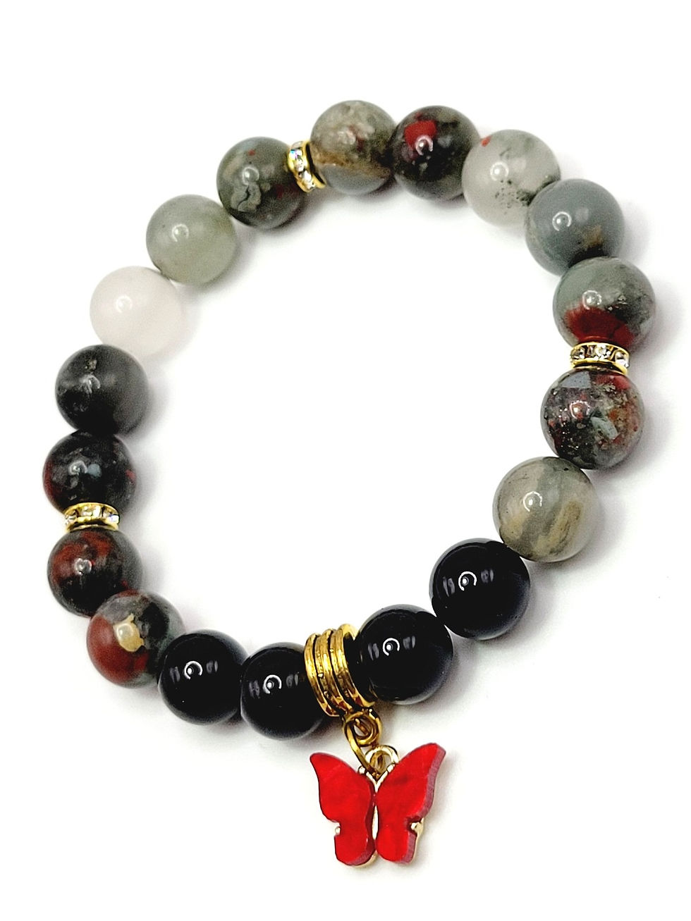 Thumbnail: African Bloodstone with Butterfly