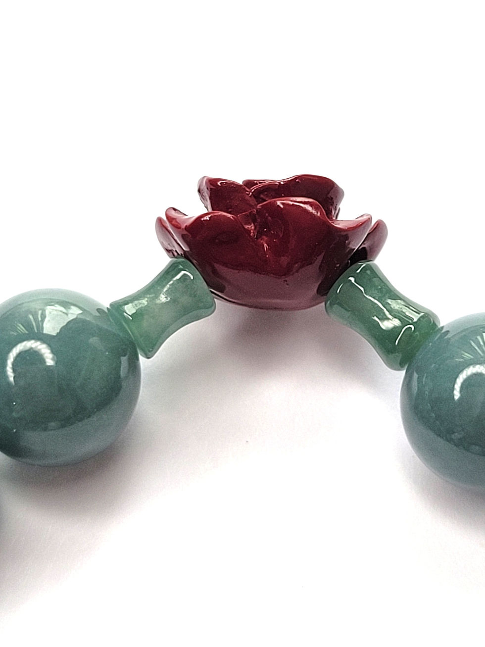 Thumbnail: Jadeite with Rose, Jade
