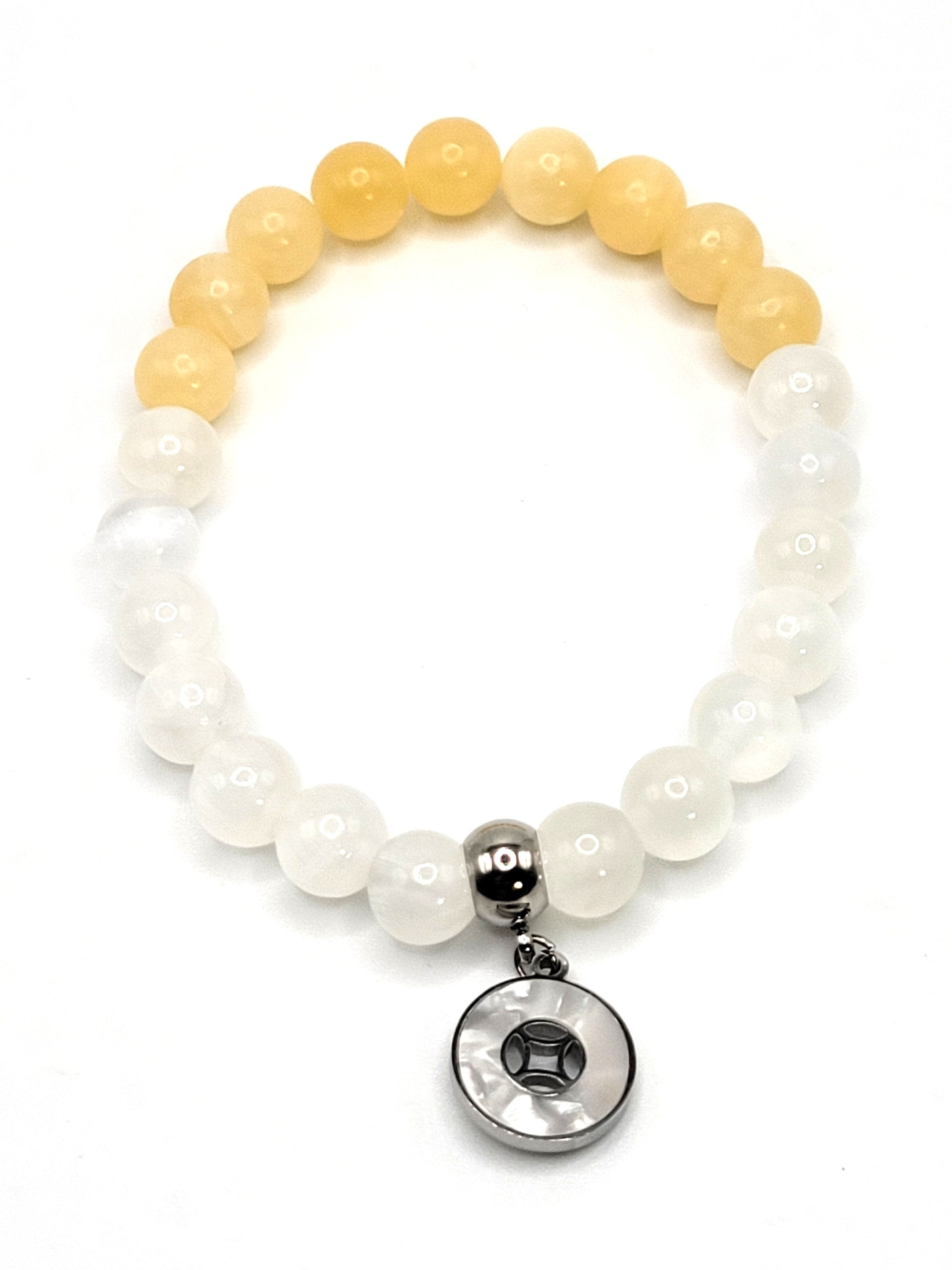 Honey Calcite and Selenite