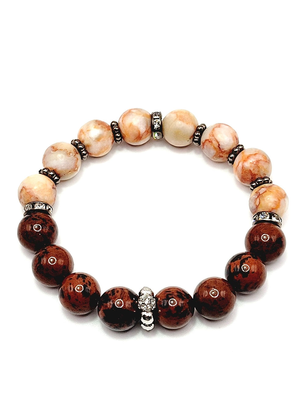 Thumbnail: Red Web Jasper and Mahogany Obsidian