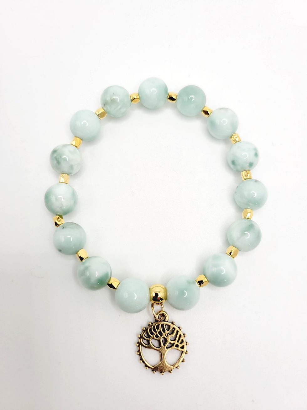 Thumbnail: Green Moonstone with Tree of Life