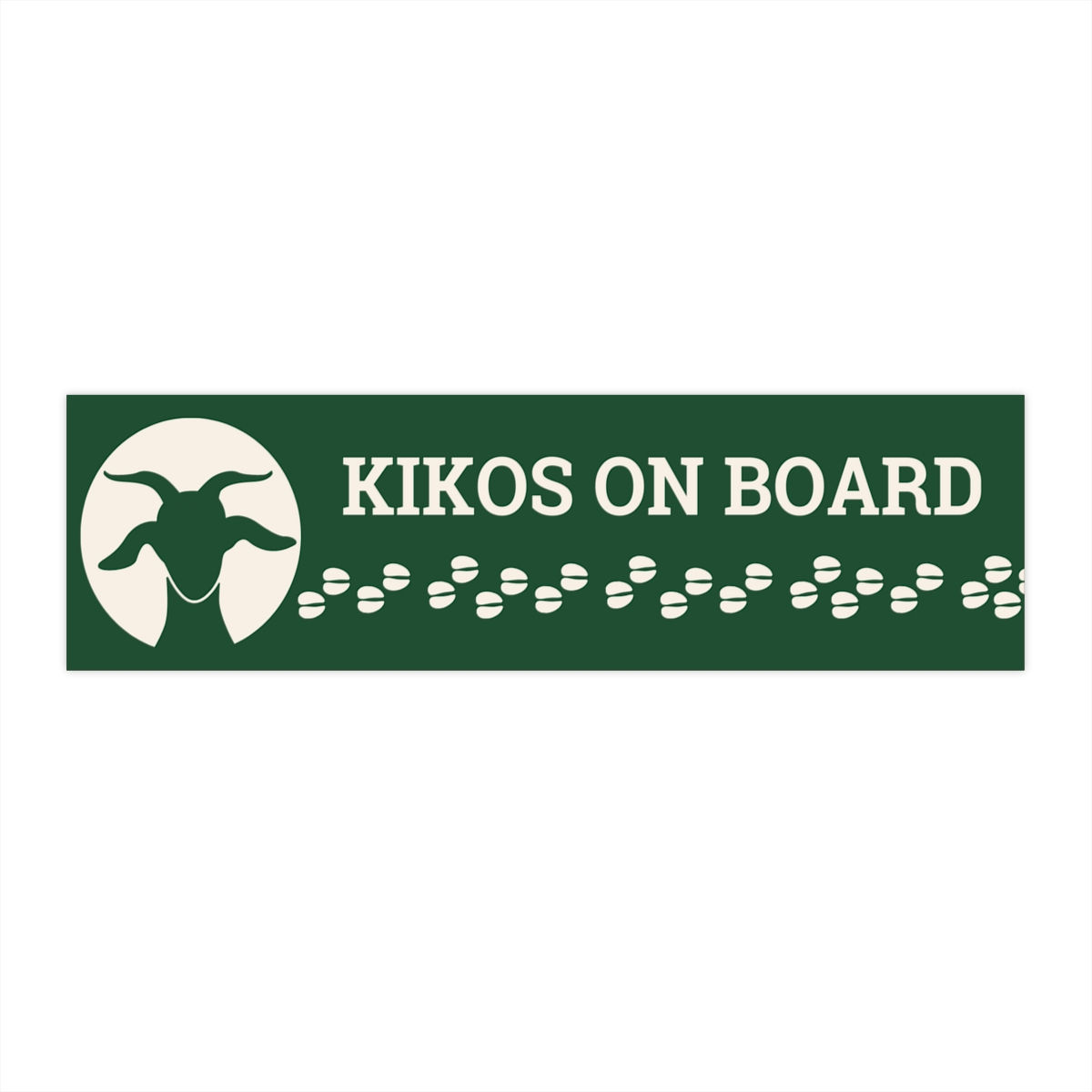 Kikos on Board Bumper Sticker